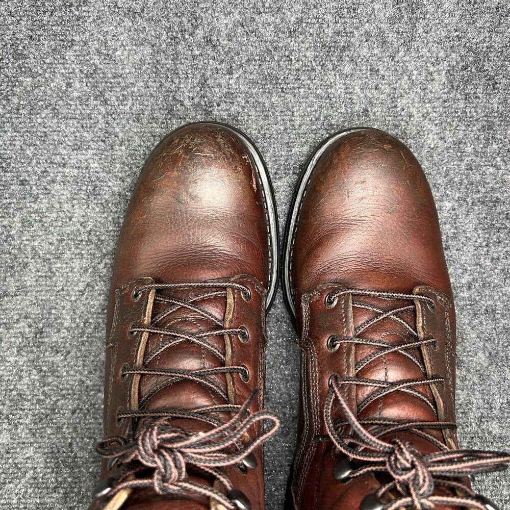 Red Wing DynaForce Boots Men's Size 11.5 Brown Leather Steel Toe Waterproof Work - Picture 11 of 15